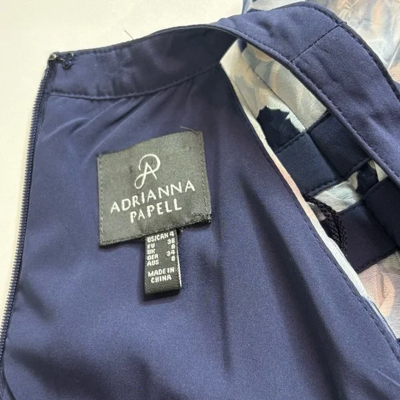 ADRIANA PAPPEL Aesthetic Floral A-Line Dress Size S ✨ - Picture 9 of 11